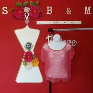 Love Coco blouse  cover up Sz M